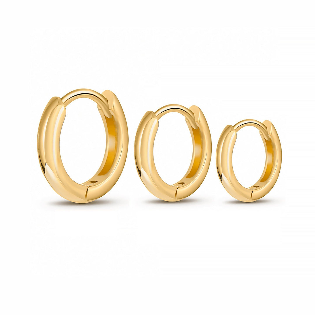 3-Ring Earring Set - Triella-Gold-Nora Luxe