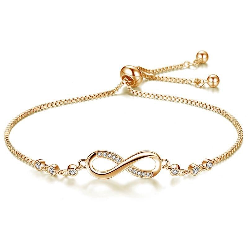 Adjustable Infinity Bracelet - Amaya-Gold-Nora Luxe