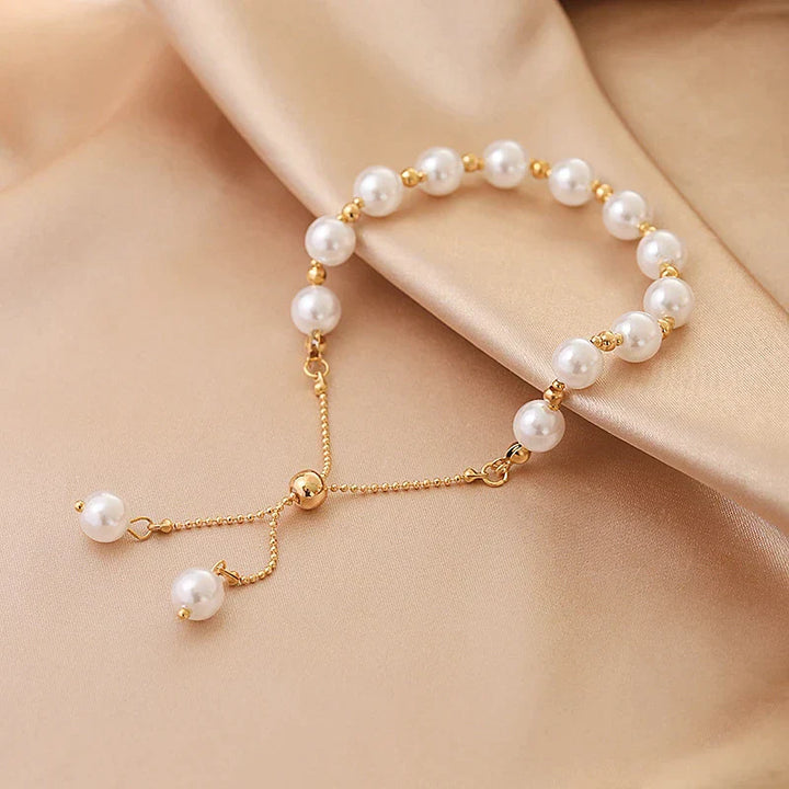 Adjustable Pearl Bracelet | Elegant & Versatile Jewellery-Nora Luxe