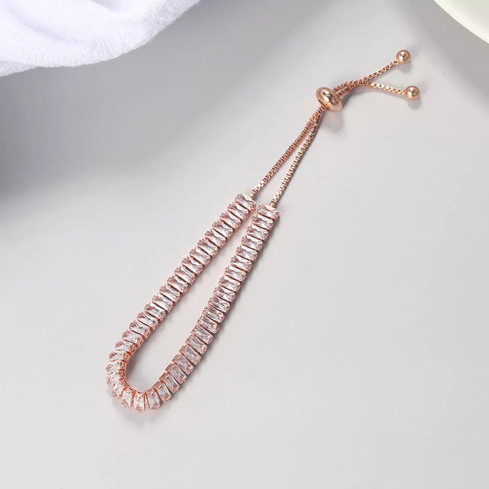Adjustable Rose Gold Bracelet | Elegant and Versatile-Nora Luxe