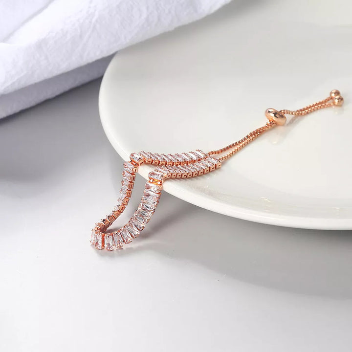 Adjustable Rose Gold Bracelet | Elegant and Versatile-Nora Luxe