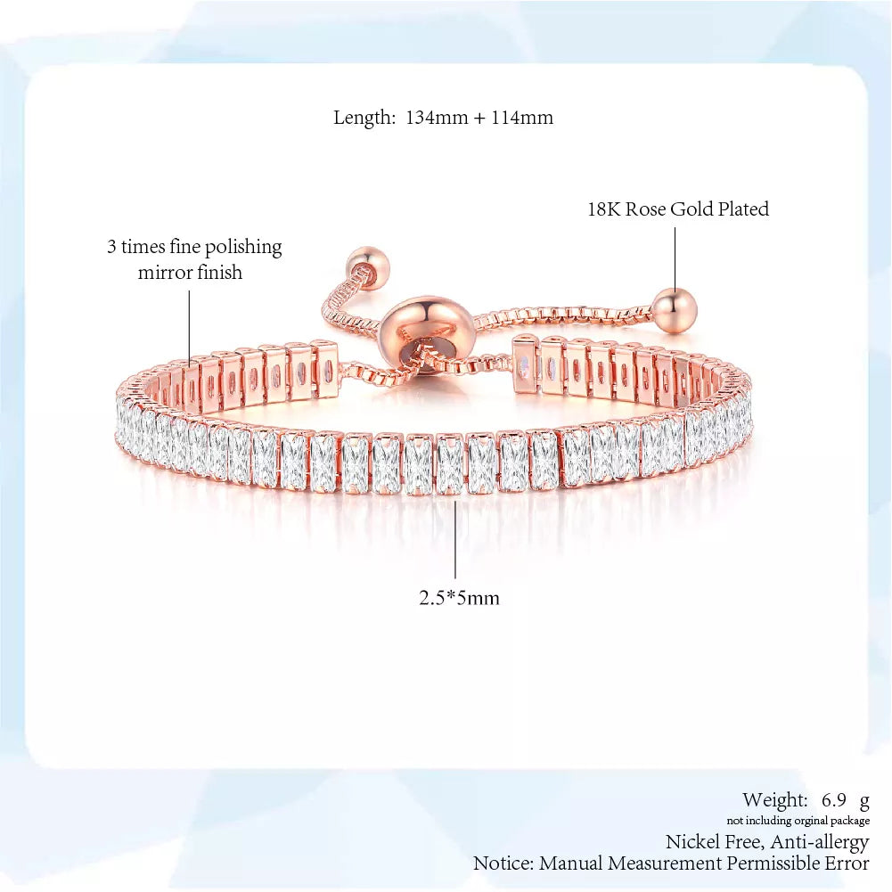 Adjustable Rose Gold Bracelet | Elegant and Versatile-Nora Luxe