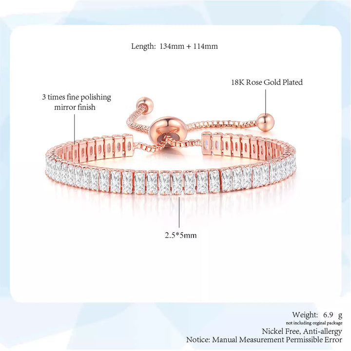 Adjustable Rose Gold Bracelet | Elegant and Versatile-Nora Luxe