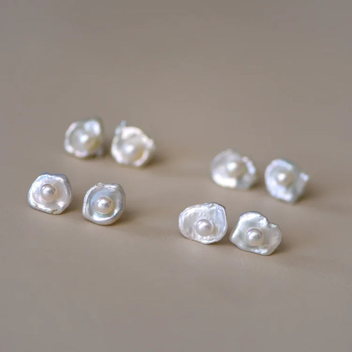 Baroque Pearl Earrings - Noa-Nora Luxe