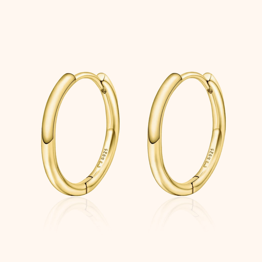 Classic Hoops - Aurina-0.47 in-Gold-Nora Luxe