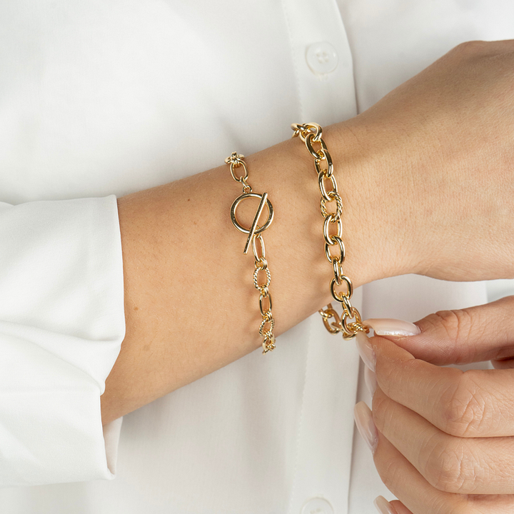 Classic Link Bracelet - Elisander-Gold-Nora Luxe