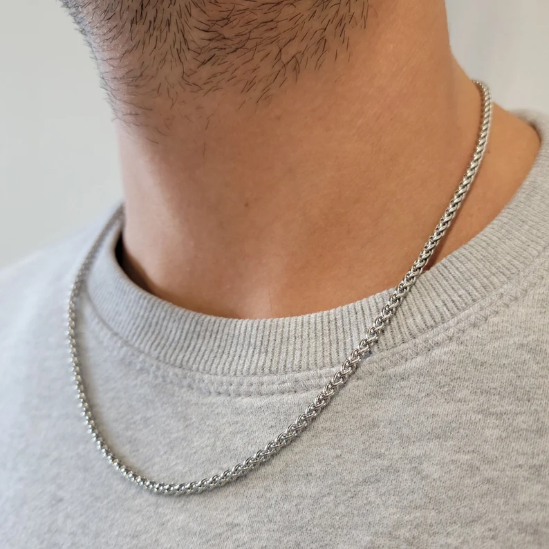Cool Men's Necklace - Fortis-Silver-Nora Luxe