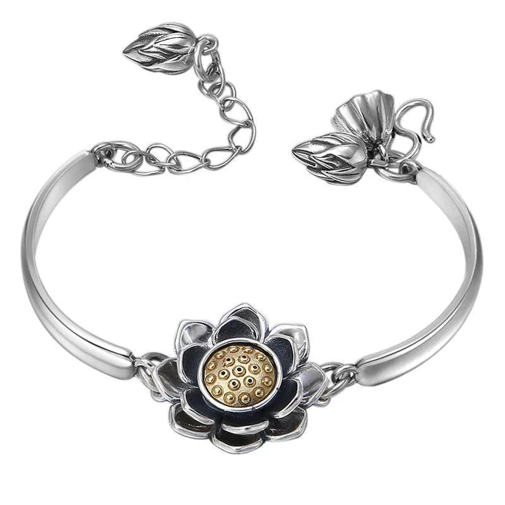 Creative Lotus Bracelet | Elegant Women's Jewellery-Nora Luxe