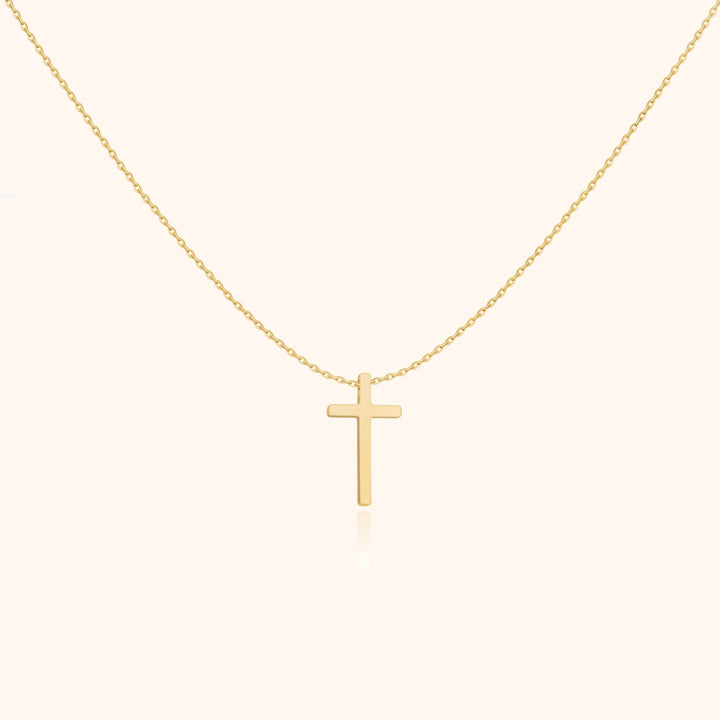 Cross Pendant Chain - Isabella-Gold-Nora Luxe