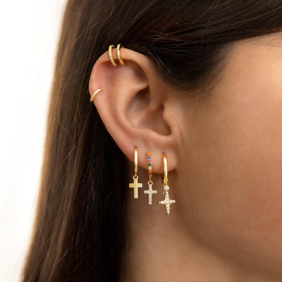 Double Ear Cuff - Clara-Silver-Nora Luxe