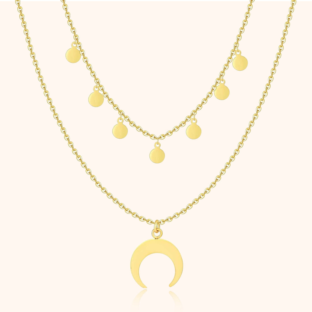 Double Necklace - Luna-Gold-Nora Luxe