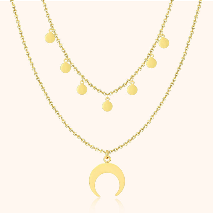 Double Necklace - Luna-Gold-Nora Luxe