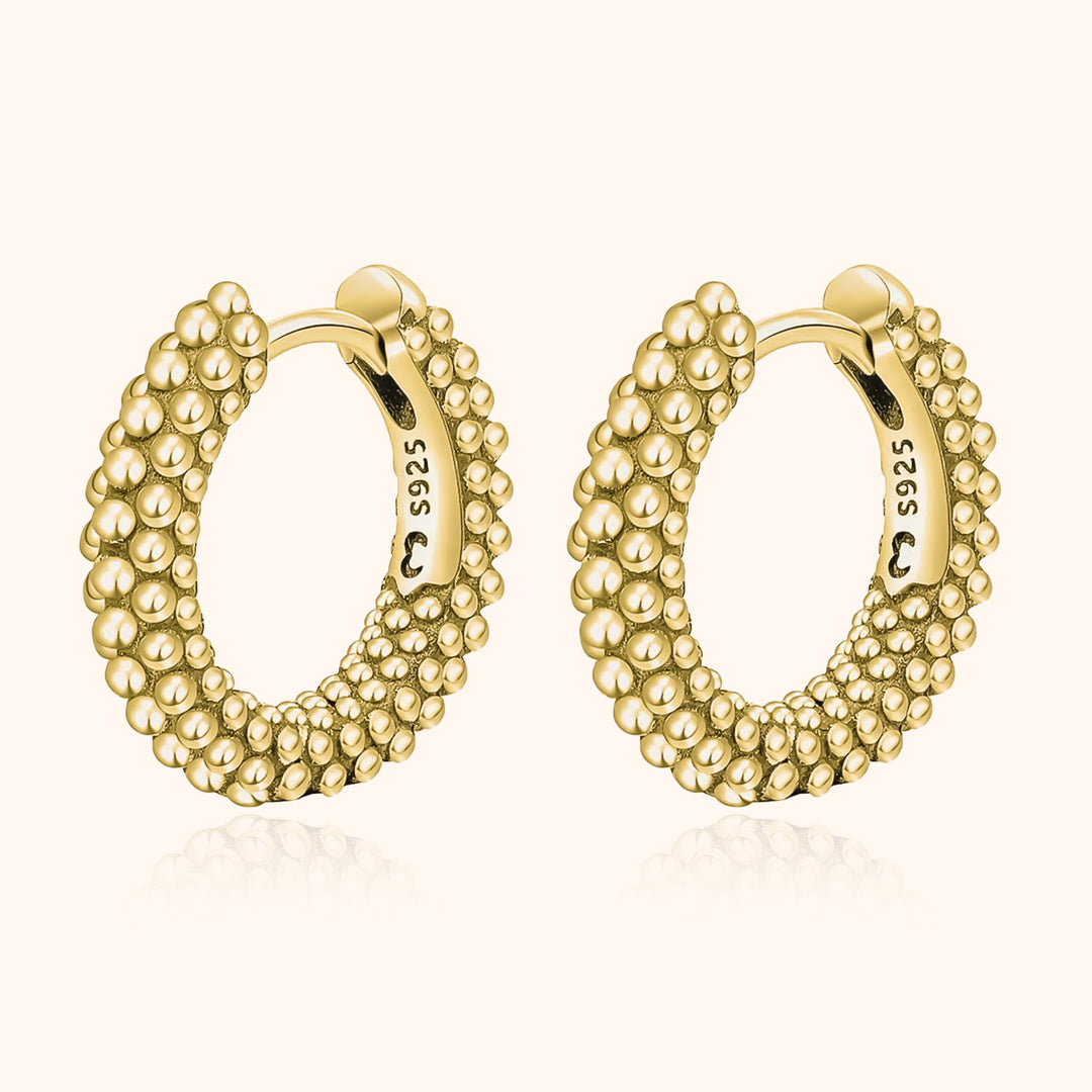 Ear stud earrings - Aurilia-Gold-Nora Luxe