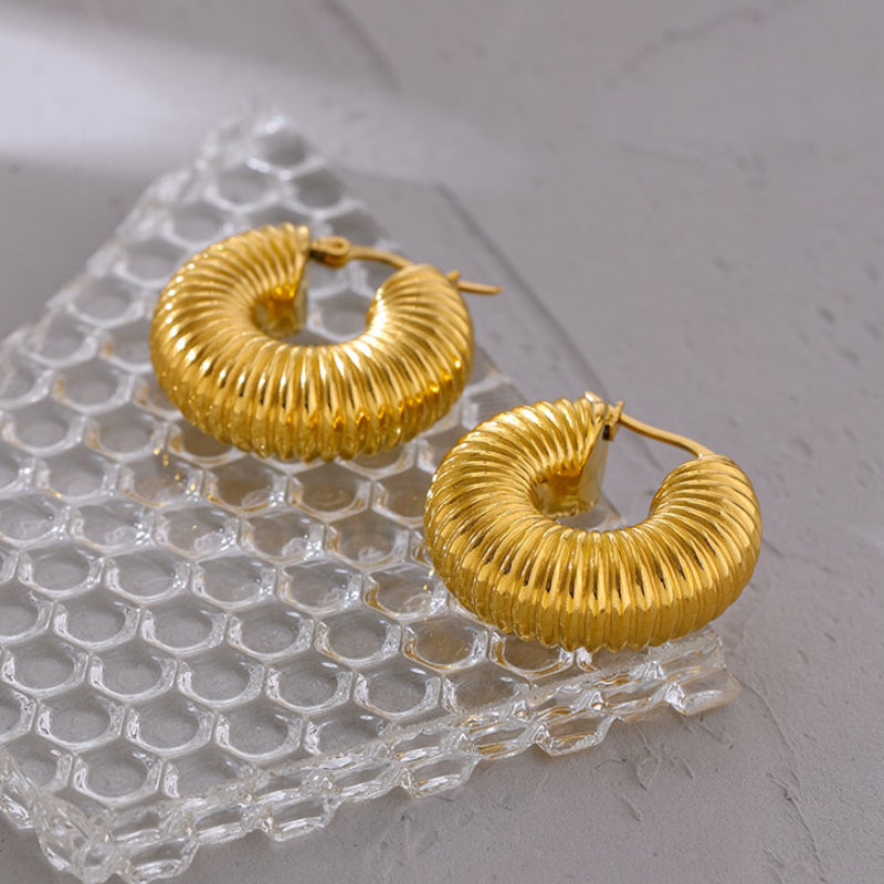 Elegant Golden Earrings for Everyday Wear-Nora Luxe