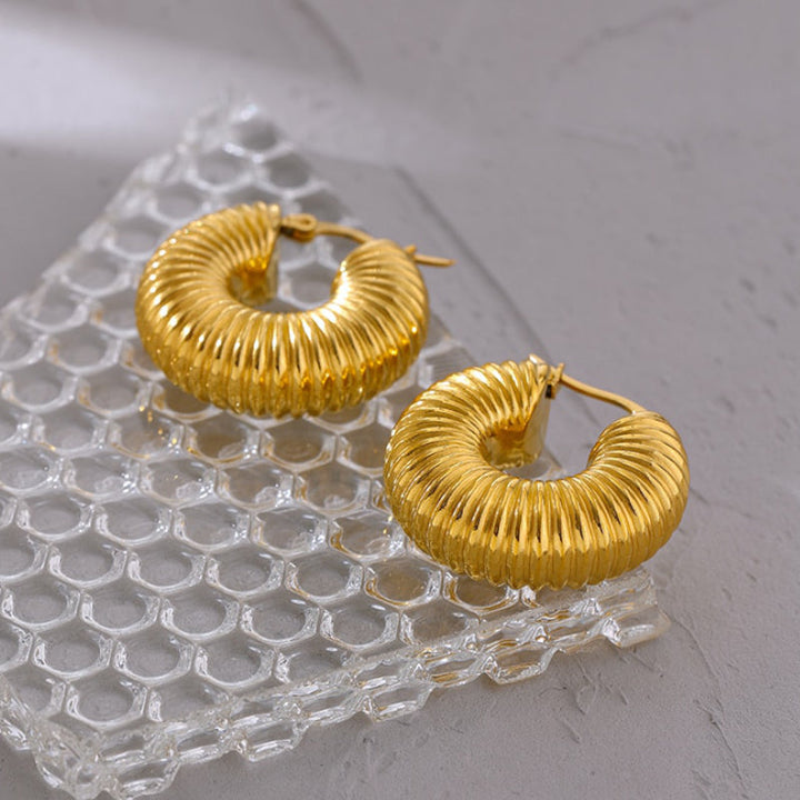 Elegant Golden Earrings for Everyday Wear-Nora Luxe