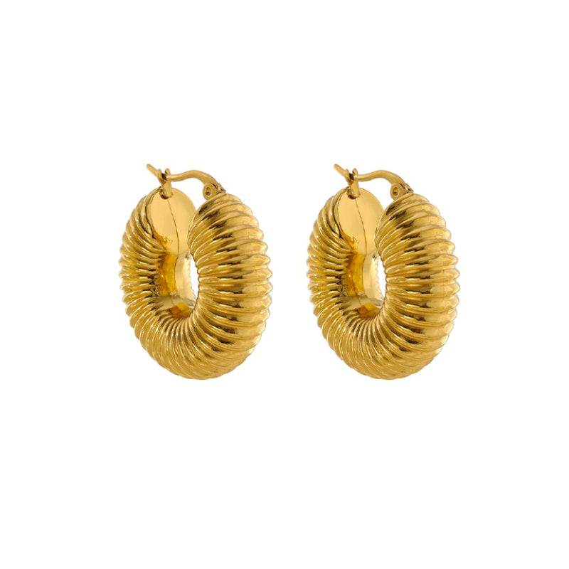 Elegant Golden Earrings for Everyday Wear-Nora Luxe