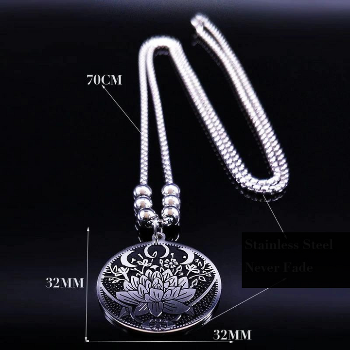 Elegant Lotus Flower Necklace | Exquisite Jewellery for Women-Nora Luxe