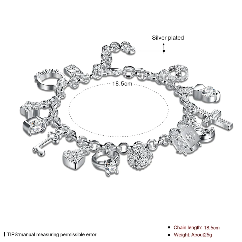 Elegant Women's Charm Bracelet | Lucky Jewellery-Nora Luxe