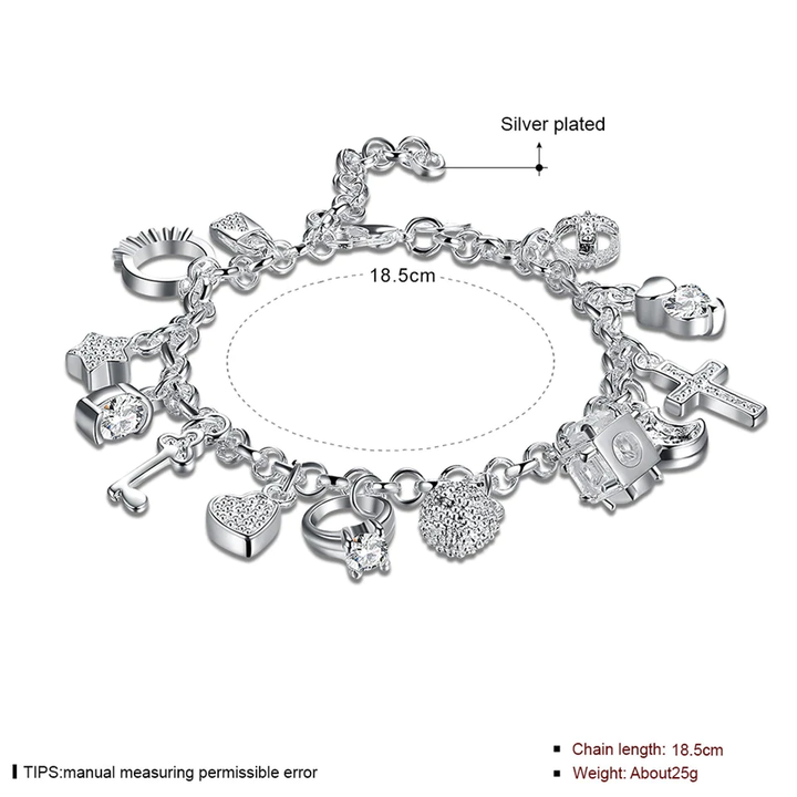 Elegant Women's Charm Bracelet | Lucky Jewellery-Nora Luxe