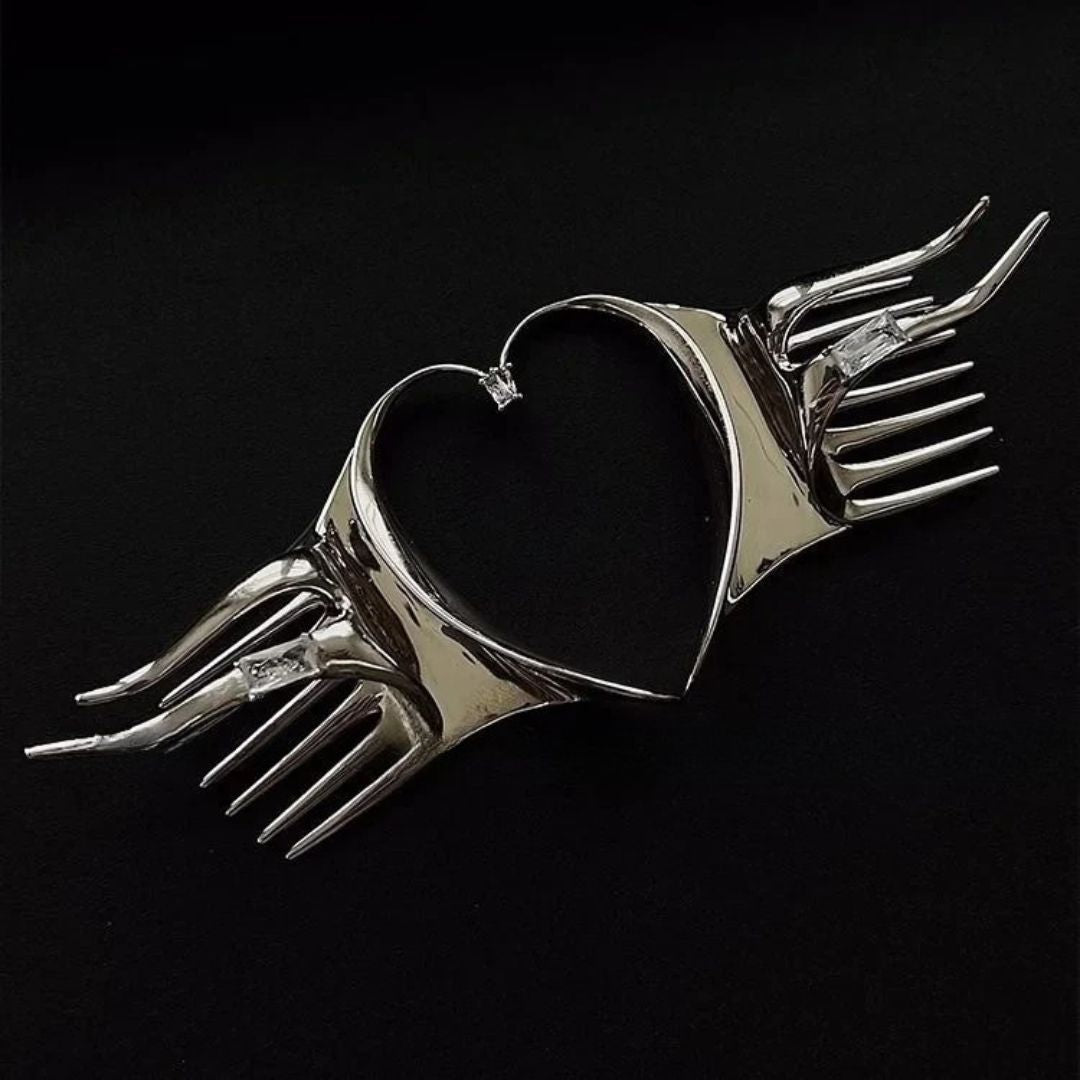 Elf Wing Silver Earring - Elysia-Nora Luxe