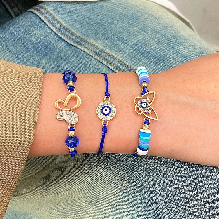 Evil Eye Partner Bracelets - Elif-Butterfly-Nora Luxe