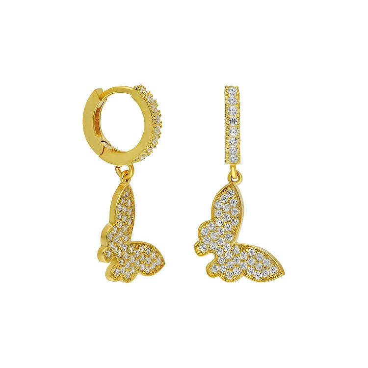Flying Butterfly Earrings - Vivara-Gold-Nora Luxe
