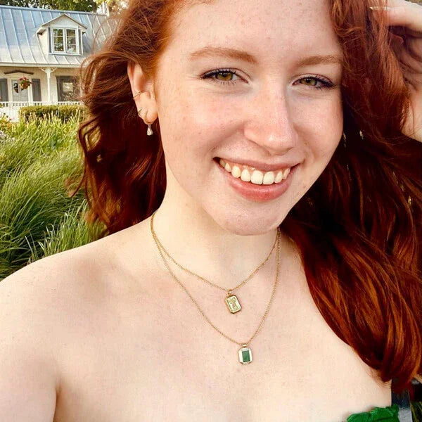 Handmade 14K Gold-Plated Zirconia Earrings - Valerie-Nora Luxe