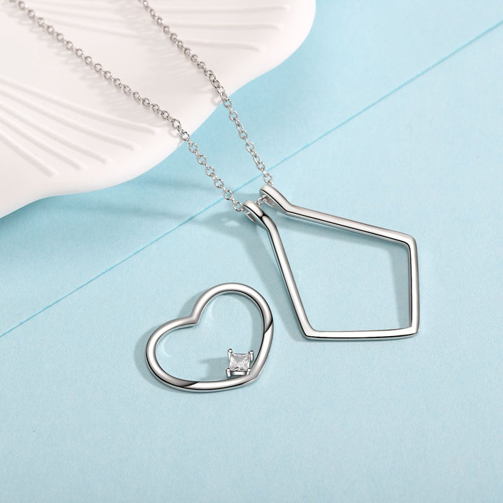 Heart Ring Holder Necklace - Amelina-Nora Luxe