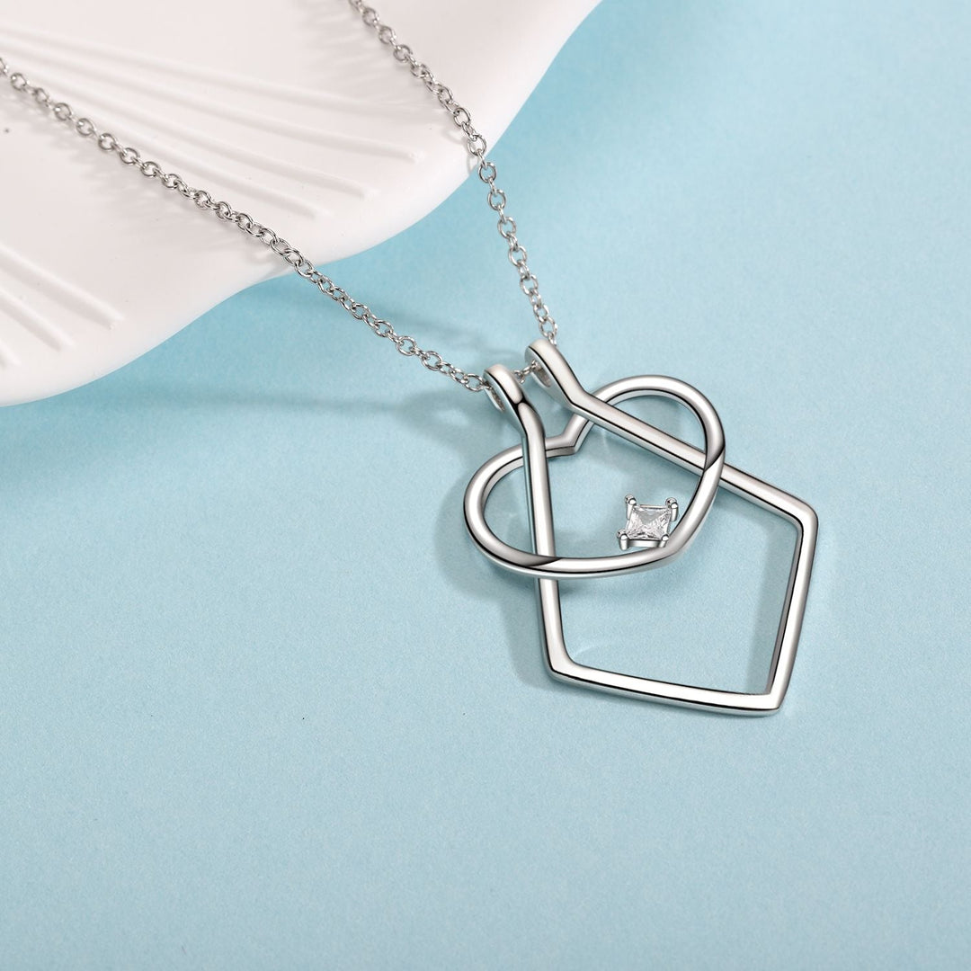 Heart Ring Holder Necklace - Amelina-Nora Luxe