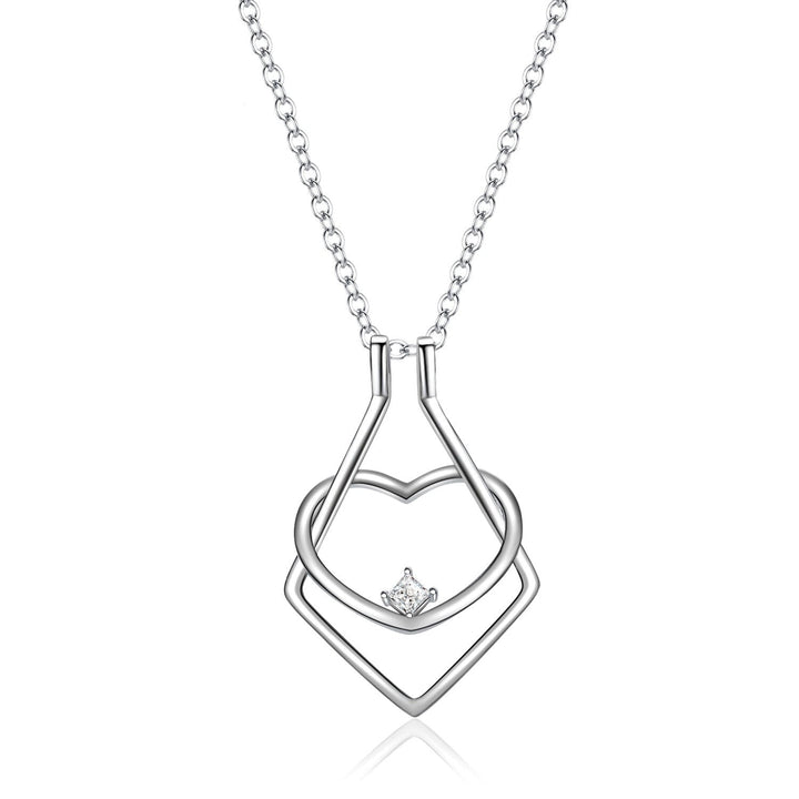 Heart Ring Holder Necklace - Amelina-Nora Luxe