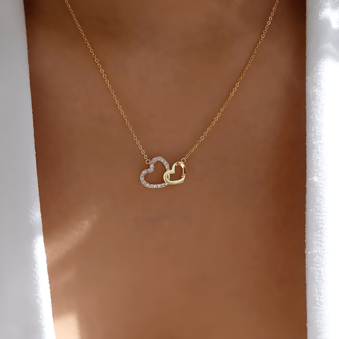 Heavenly Love Connection Necklace - Celestina-Silver-Nora Luxe
