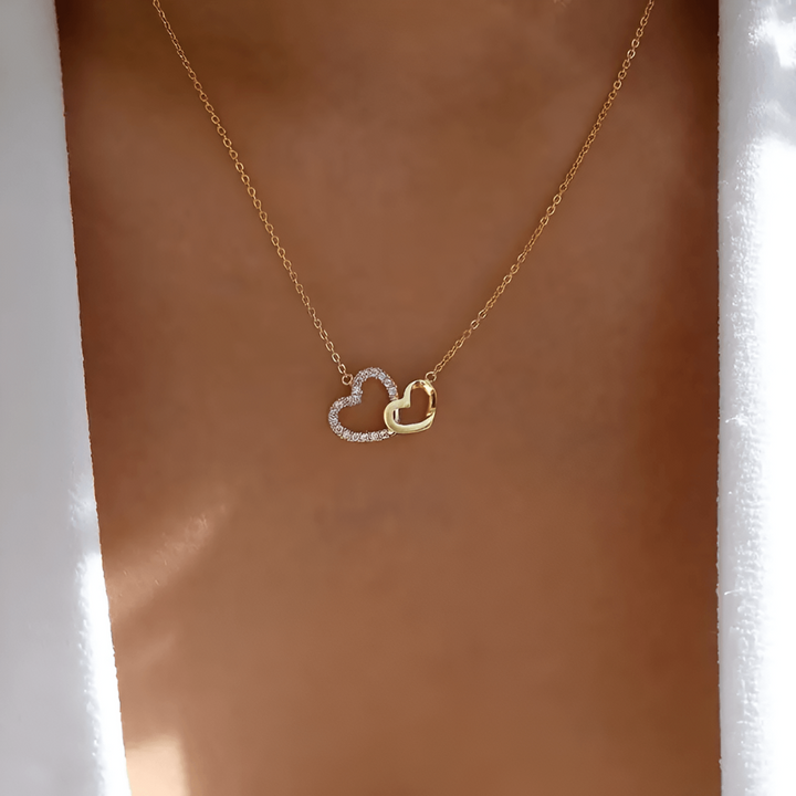 Heavenly Love Connection Necklace - Celestina-Silver-Nora Luxe