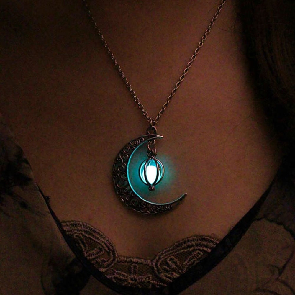 Illuminated Moonlight Necklace - Lunara-Nora Luxe