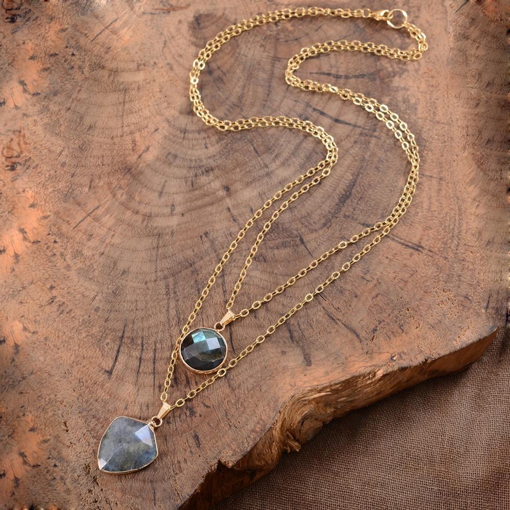 Labradorite Protection Chain - Valoria-Nora Luxe