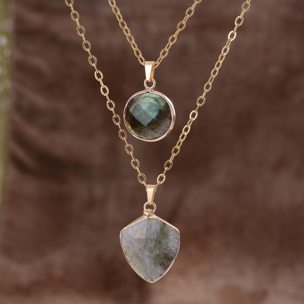 Labradorite Protection Chain - Valoria-Nora Luxe