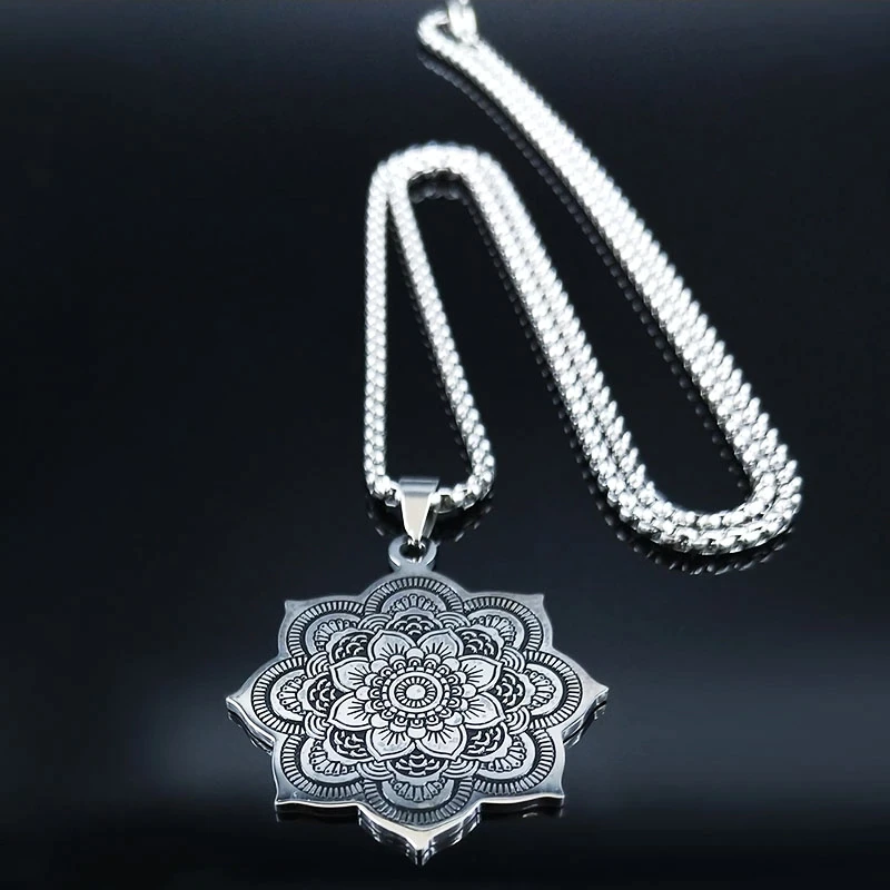 Lotus Blossom Purity Necklace | Sterling Silver Pendant-Nora Luxe