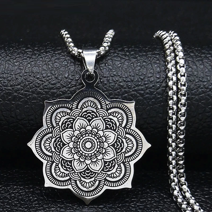 Lotus Blossom Purity Necklace | Sterling Silver Pendant-Nora Luxe