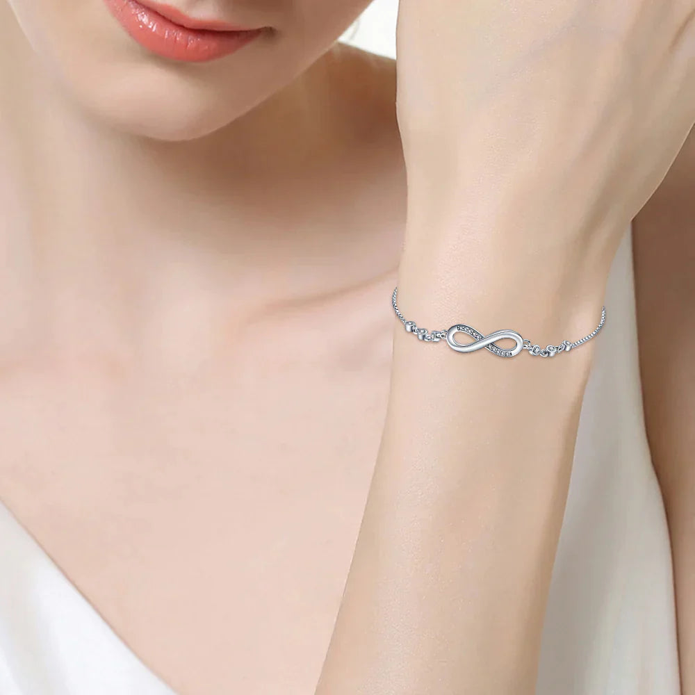 Lux Infinite Bracelet | Elegant Infinity Jewellery-Nora Luxe