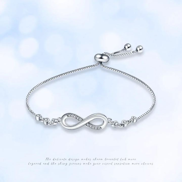 Lux Infinite Bracelet | Elegant Infinity Jewellery-Nora Luxe