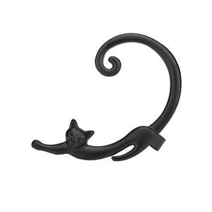 Luxury Cat Earrings - Leocadia-Black-Nora Luxe