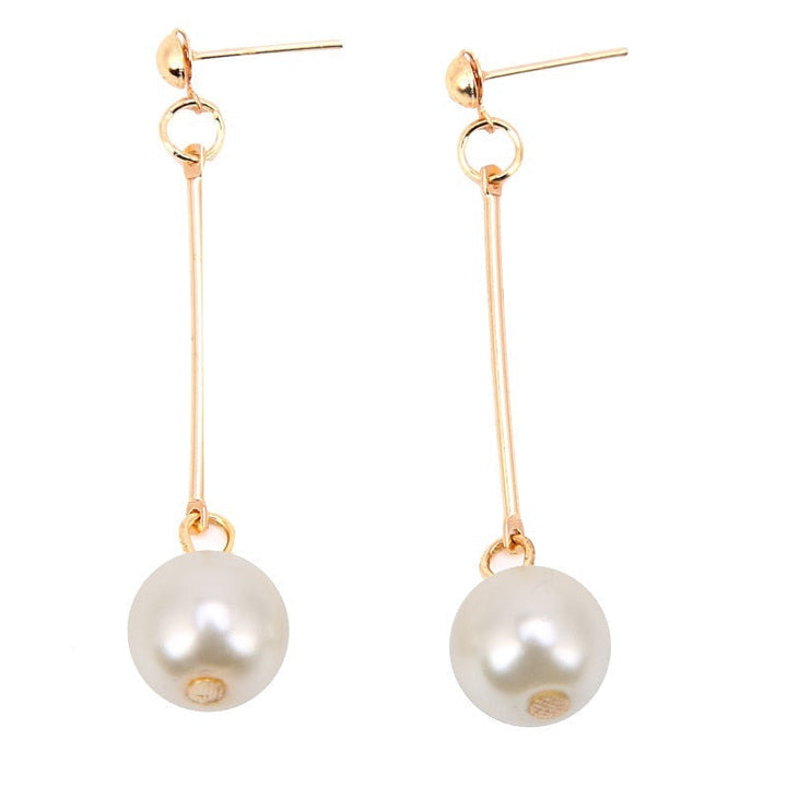 Luxury Hanging Earrings with Pearls - Céline-Nora Luxe