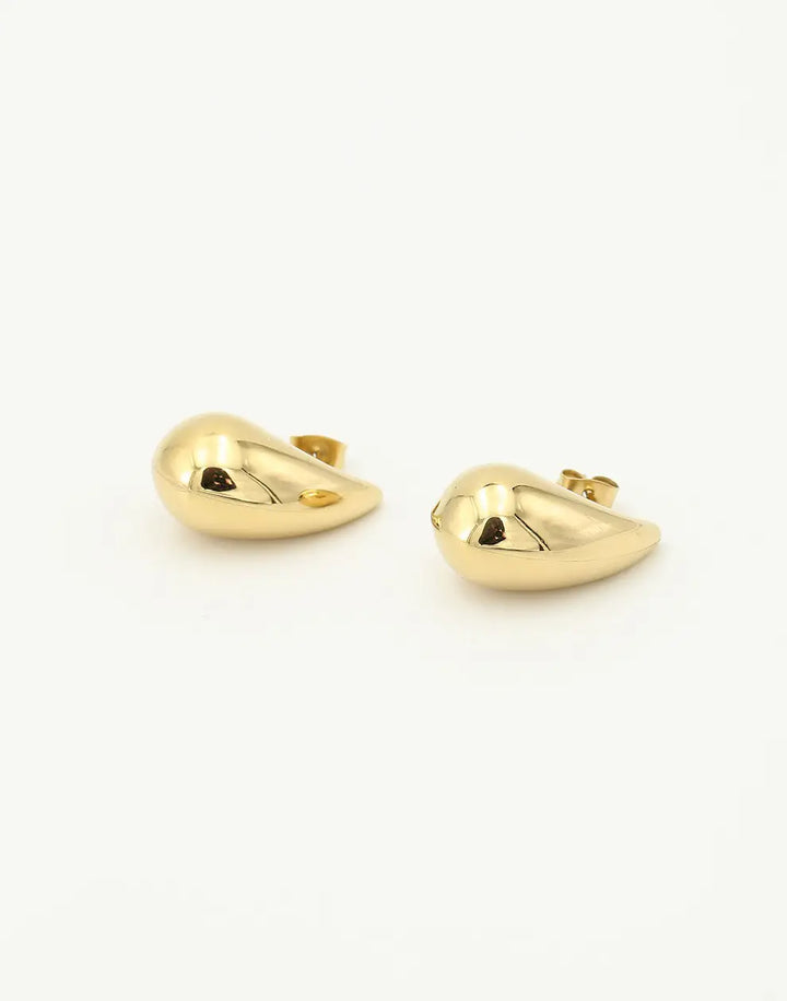 Minimalist Droplet Earrings-Goild-Nora Luxe