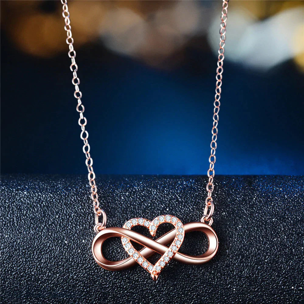 Necklace of Eternal Connection - SoulBond-Rose Gold-Nora Luxe