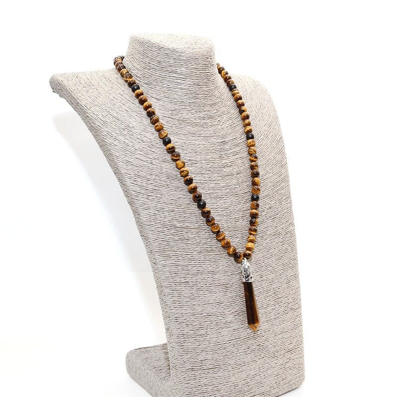 Onyx Mala Necklace - Selene-Nora Luxe