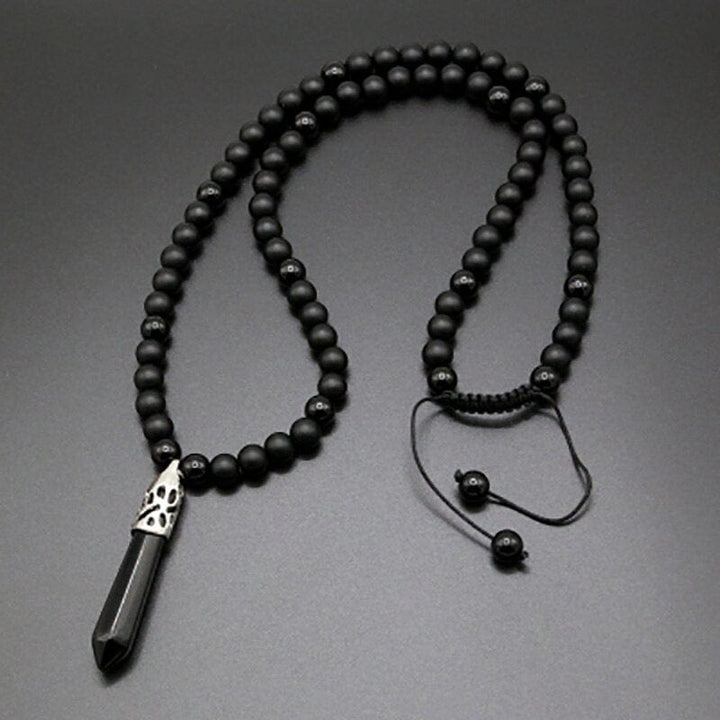 Onyx Mala Necklace - Selene-Nora Luxe