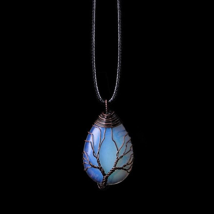 Opalite Drop Necklace - Elisia-Nora Luxe