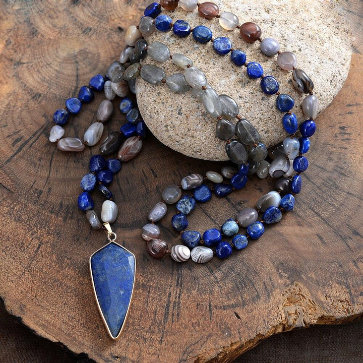 Protective Mala Necklace - Aurealis-Nora Luxe