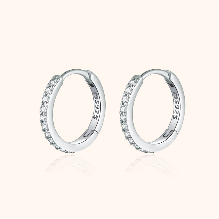 Radiant Zirconia Earrings - Iriana-Silver-Nora Luxe