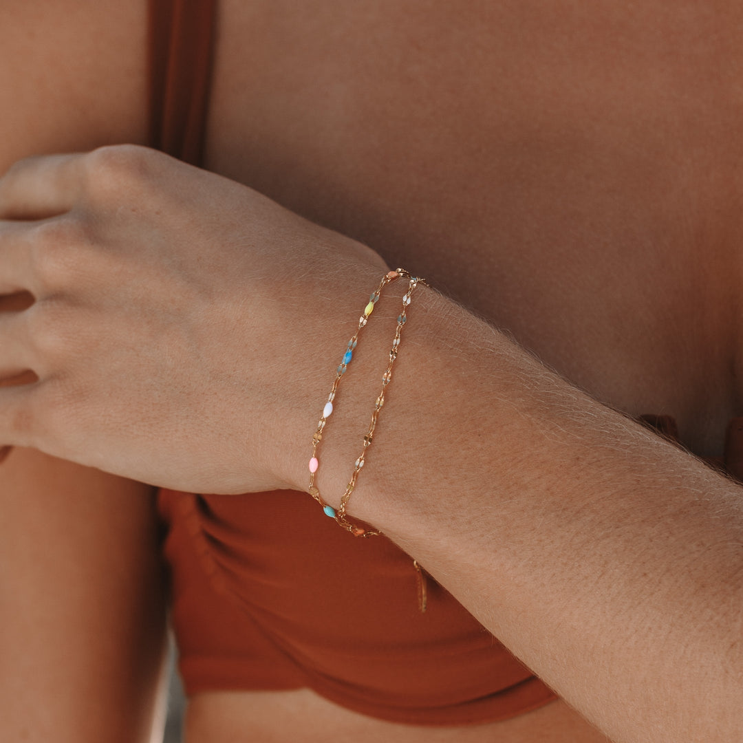 Rainbow Dainty Bracelet - Elise-Nora Luxe