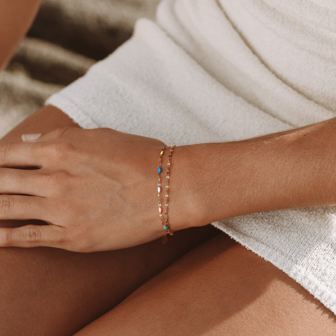 Rainbow Dainty Bracelet - Elise-Nora Luxe